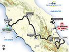 Il percorso della Tirreno-Adriatico 2013