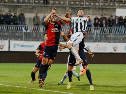 Un momento del match tra Ascoli e Gubbio. Foto tratta da ascolipicchio.com