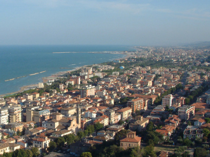 Il panorama del territorio comunale di Grottammare (Ascoli Piceno)