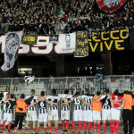 La curva dell'Ascoli Picchio allo stadio Del Duca