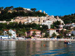 Grottammare vista dal mare, veduta