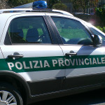 Auto della polizia provinciale