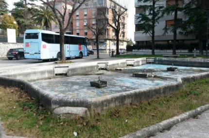 fontana di Viale Alcide De Gasperi