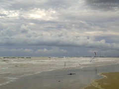 maltempo, vento forte e mareggiate a Senigallia e sulla costa marchigiana