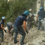 Reparto Mobile di Senigallia nelle zone del terremoto