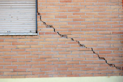 Palazzi danneggiati