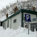 Intervento contro l'emergenza neve nell'ascolano e nel maceratese