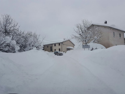 Liberato l'accesso per la frazione di Ropaga, nel comune di Montemonaco, in provincia di Ascoli Piceno