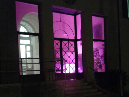 Grottammare: palazzo Ravenna si colora di viola per ricordare la Giornata mondiale dell’Epilessia