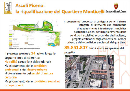 La scheda del progetto di rigenerazione urbana ad Ascoli Piceno