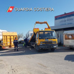 Il sequestro di quattro roulottes dal porto di San Benedetto del Tronto