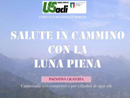 La locandina dell'iniziativa Salute in Cammino ad Ascoli Piceno