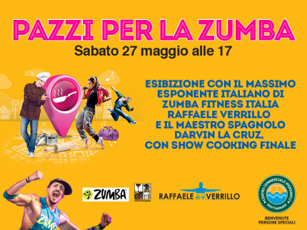 Pazzi per la Zumba! - Sabato 27 maggio al Centro Commerciale Ipersimply di Grottammare