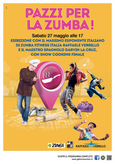 Pazzi per la Zumba! - Sabato 27 maggio al Centro Commerciale Ipersimply di Grottammare - locandina