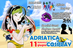 La locandina dell'evento Adriatica Cosplay a Cupra Marittima