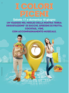 Al Centro Commerciale Ipersimply Grottammare, Colori Piceni - locandina