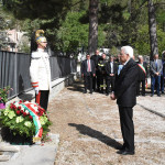 Visita del Presidente Mattarella ad alcune zone colpite dal terremoto del 2016: il raccoglimento per i deceduti