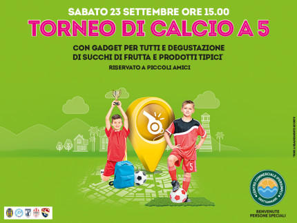 Torneo di calcio a 6 al Centro Commerciale Ipersimply Grottammare