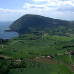 Panorama del promontorio del Monte Conero e delle sue campagne