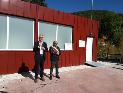 Inaugurazione poliambulatorio ad Arquata del Tronto