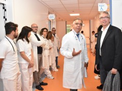 Inaugurazione del reparto di geriatria all'ospedale di San Benedetto