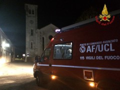 Intervento dei Vigili del Fuoco