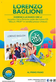 Lorenzo Baglioni al Centro Commerciale Ipersimply Grottammare - locandina