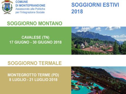 Soggiorni promossi dal Comune di Monteprandone