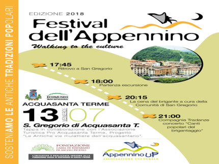 Tappa del Festival dell'Appennino ad Acquasanta Terme