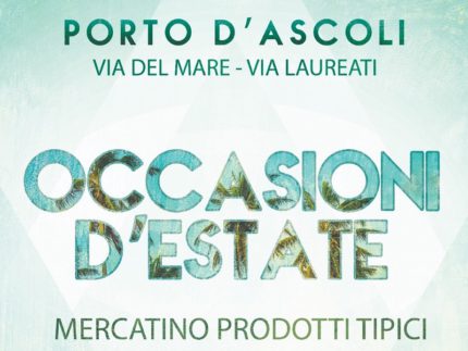 Mercatino "Occasioni d'estate" a Porto d'Ascoli