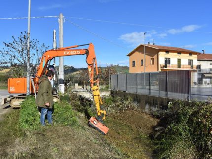 Pulizia dei fossi a Monteprandone