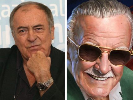 Bernardo Bertolucci e Stan Lee