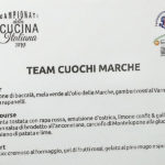 Campionati della Cucina Italiana: piatti proposti dal Team Cuochi Marche