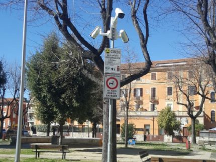 Nuove telecamere installate in piazza Diaz ad Ascoli