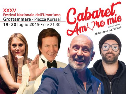 Locandina dell'edizione 2019 di "Cabaret, amoremio!"