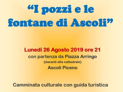 Camminata culturale in programma ad Ascoli