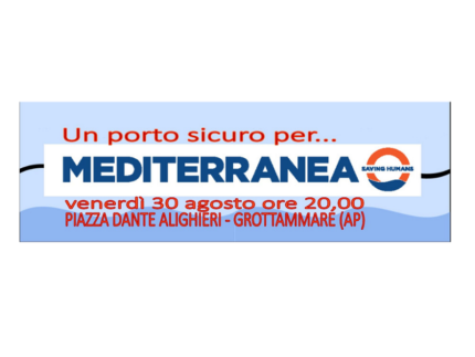 Evento in favore di "Mediterranea" a Grottammare