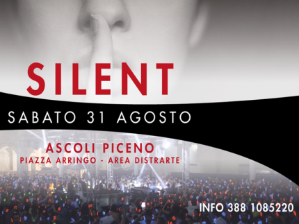 Locandina dell'evento "Silent" in programma ad Ascoli