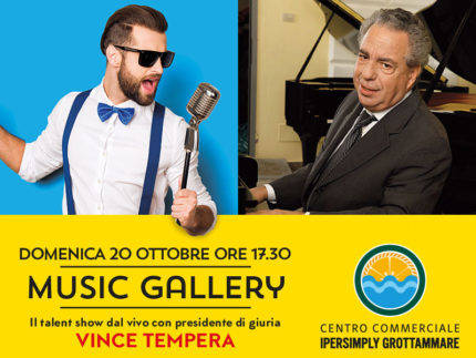 Music Gallery domenica 20 ottobre al Centro Commerciale Ipersimply Grottammare