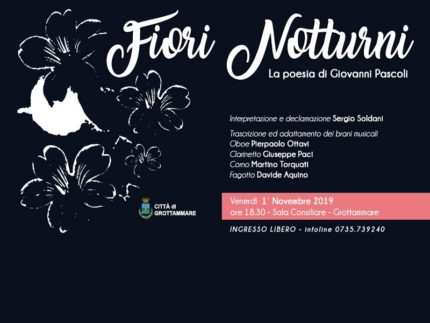 Locandina dell'evento "Fiori Notturni"
