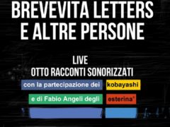 Locandina dello spettacolo "Brevevita letters"