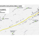 Ciclovia dell'Aso - mappa