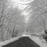 Entroterra innevato nel Fermano