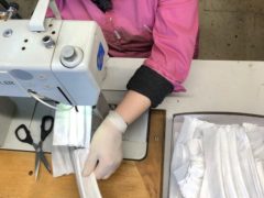 Mascherine prodotte a Grottammare