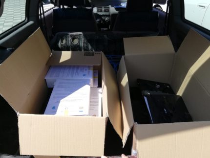 Distribuzione dei tablet agli studenti di Monteprandone