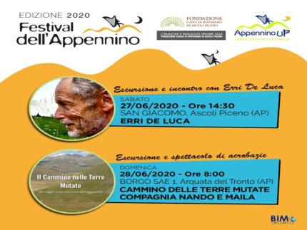 Doppio appuntamento con il Festival dell'Appenino