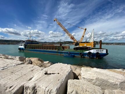 Lavori al porto di San Benedetto del Tronto