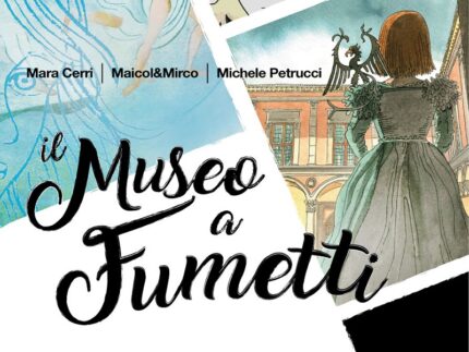 Locandina della mostra "Il museo a fumetti"