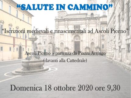 Camminata culturale in programma ad Ascoli