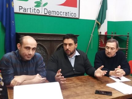 Ameli, Procaccini e Frenquellucci del Partito Democratico di Ascoli